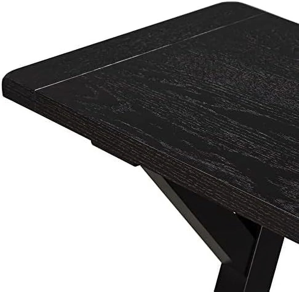 5-Piece Wood Dining Table Set with 4 Stools X638