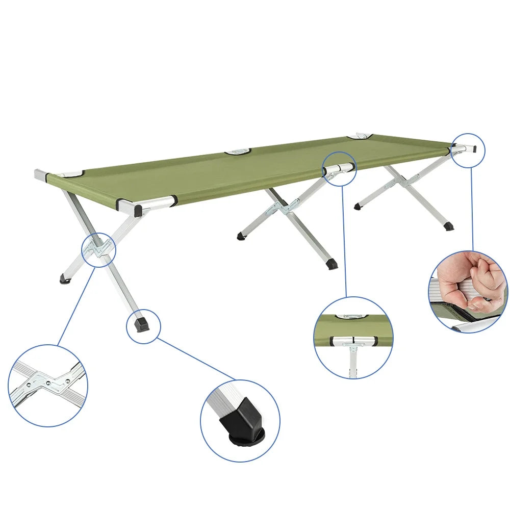 Portable Folding Camping Cot with Carrying Bag V806