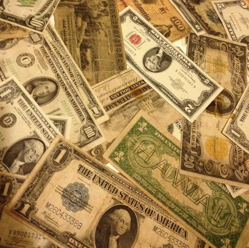 Old Currency Gold Silver Certificate Large Small G20782