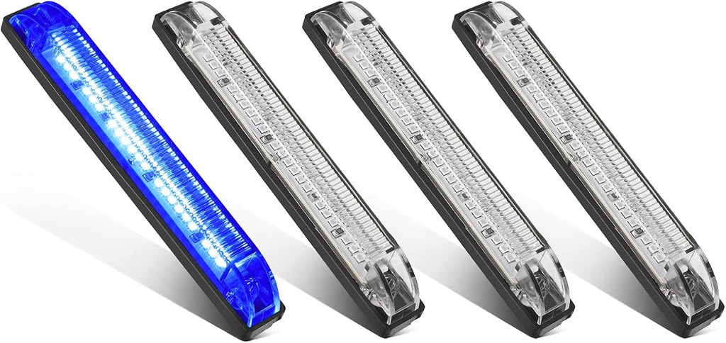 White LED Utility Strip Surface Mount Marker Lights Pack of 2 Y2015
