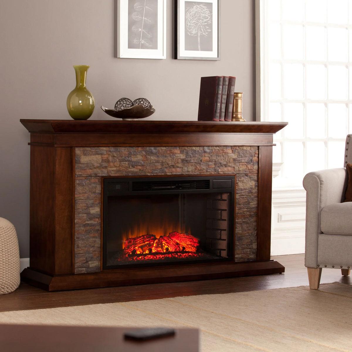 Maple Electric Fireplace E5314