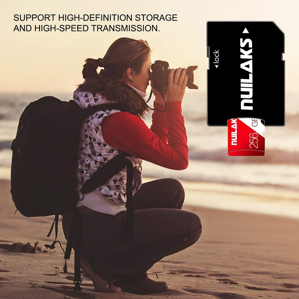 256GB Class 10 Micro SD Card with Adapter Pack of 2 X3162