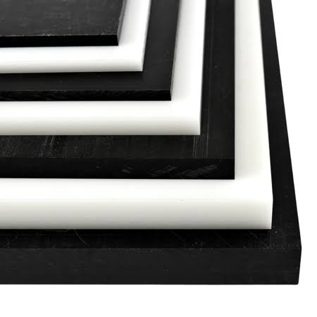 Black Delrin Acetal Copolymer Plastic Sheet 1-1/2 inch x 6 inch x 48 inch U8693