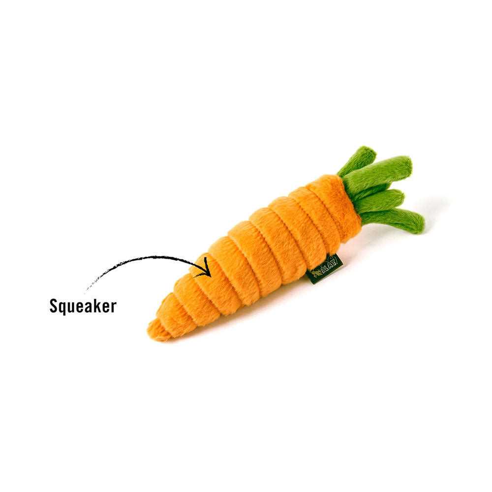 Plush Carrot Dog Toy S384