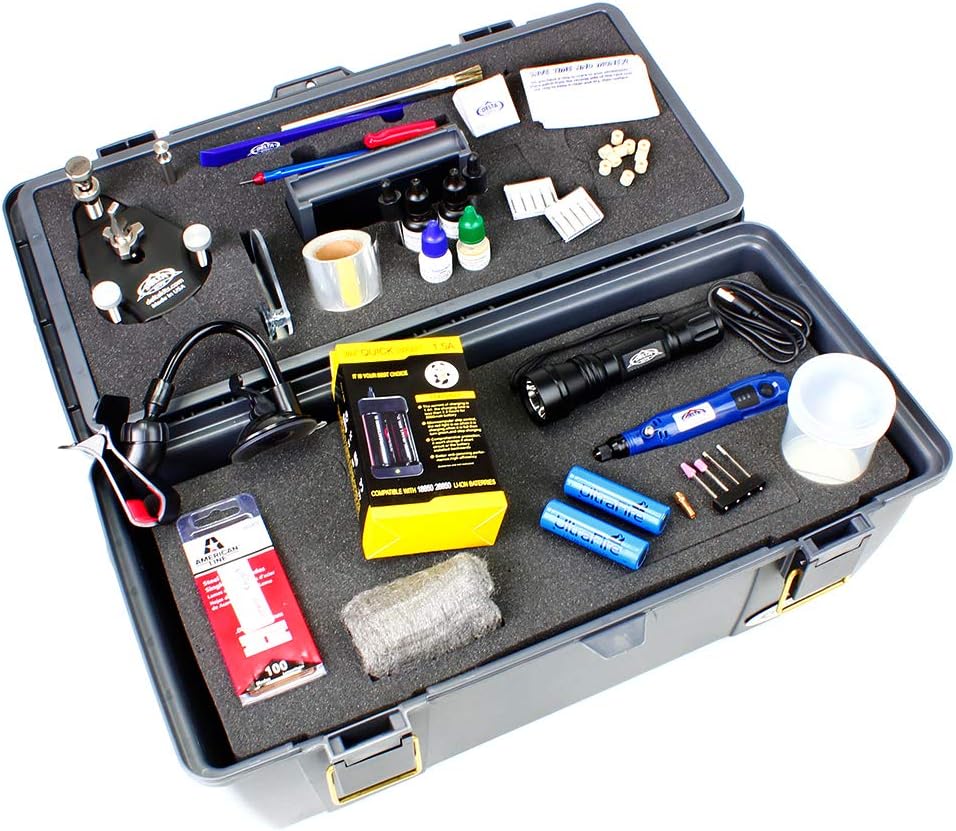 Windshield Repair Kit with Bridge and Stainless Steel Injector W18451