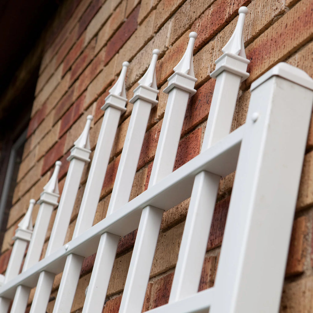 White Vinyl Wall Trellis Z9941