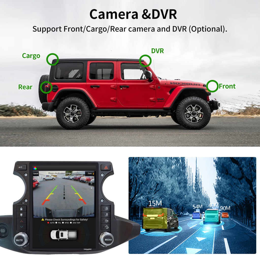 12.1 inch Touch Screen Car Radio Stereo with Apple Carplay U63402