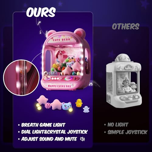 Claw Machines for Kids, Mini Vending Machines with Candy Dispenser W1587