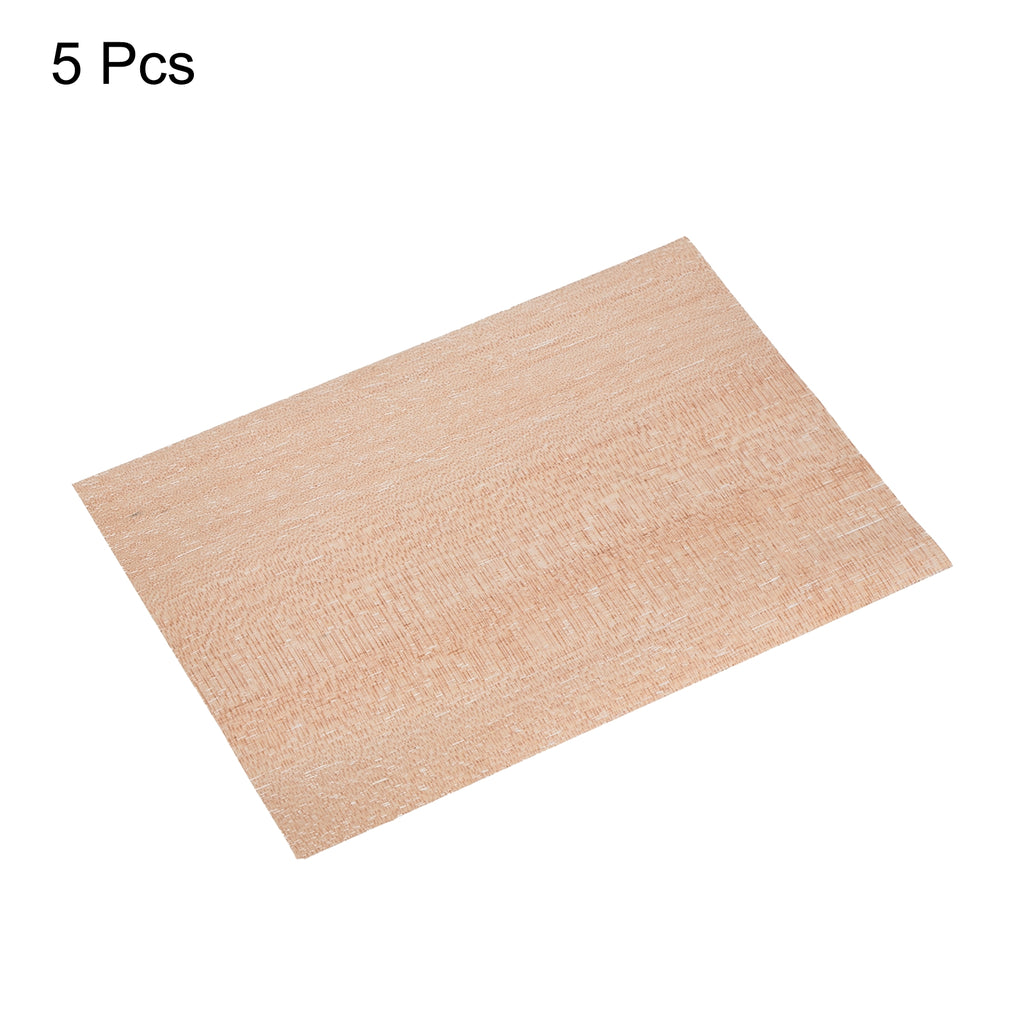 Red Walnut Veneer Dollhouse Flooring 5 Pcs O82496