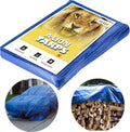 Waterproof Heavy Duty Poly Tarp 50X100ft Blue K660163