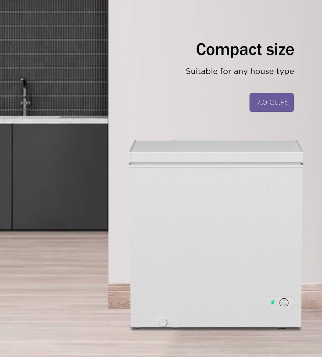 7.0 Cu ft Chest Freezer with Adjustable Temperature Controls G996923