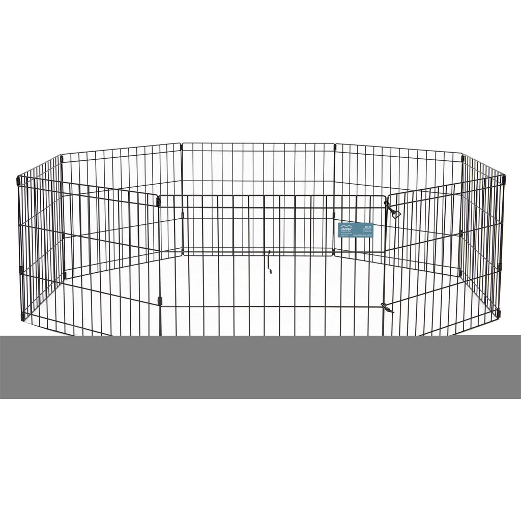 Black 18-Inch Dog Exercise Pen & Playpen O859218