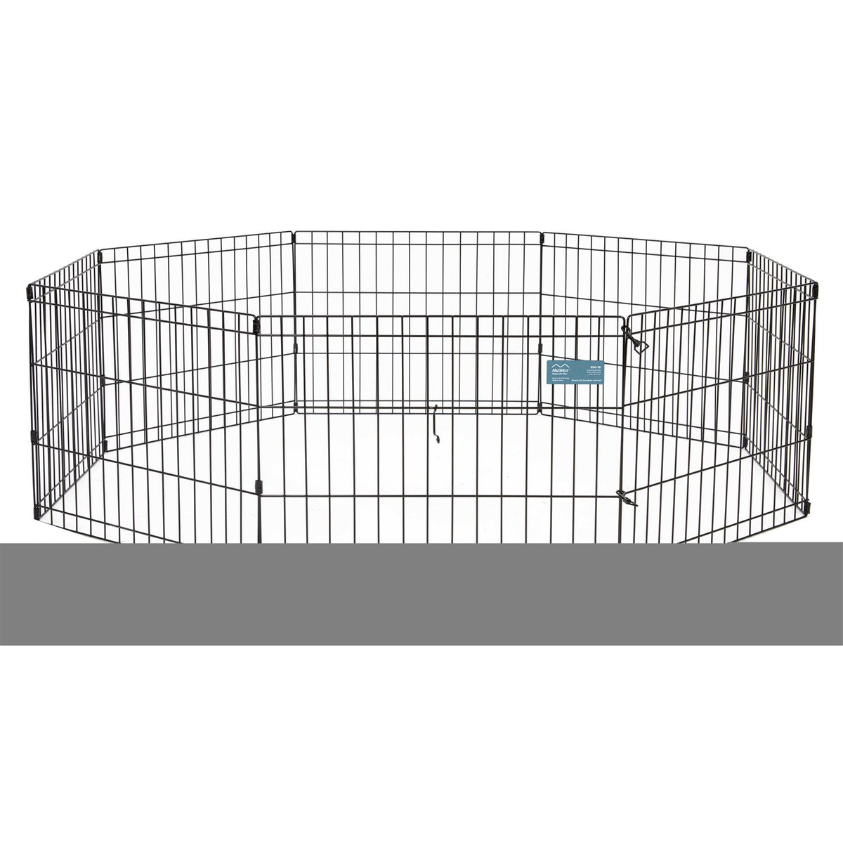 Black 18-Inch Dog Exercise Pen & Playpen O859218