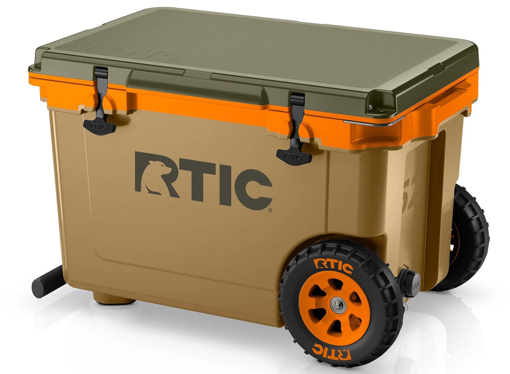 52 QT Wheeled Hard-Sided Ice Chest Cooler V4518