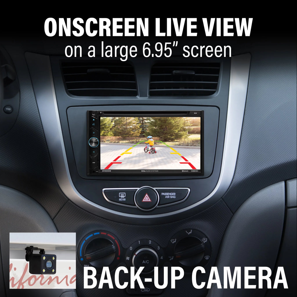 6.95 Inch Double Din Bluetooth Touchscreen Car Stereo K917