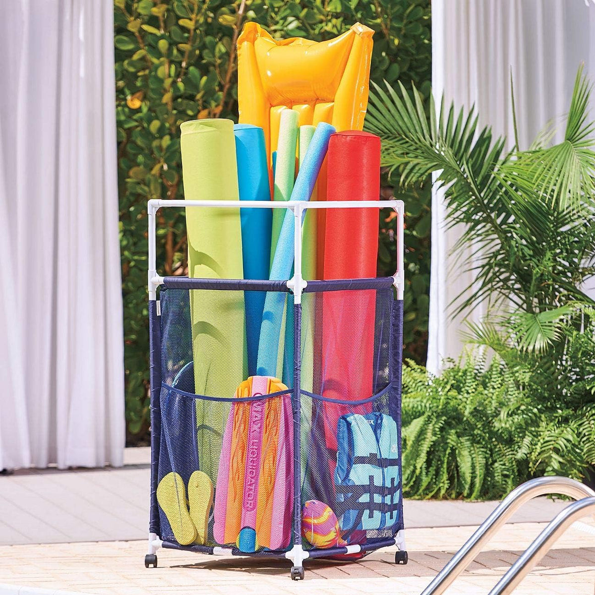 Pool Noodle Organizer Storage Cart Pack of 2 Q95076