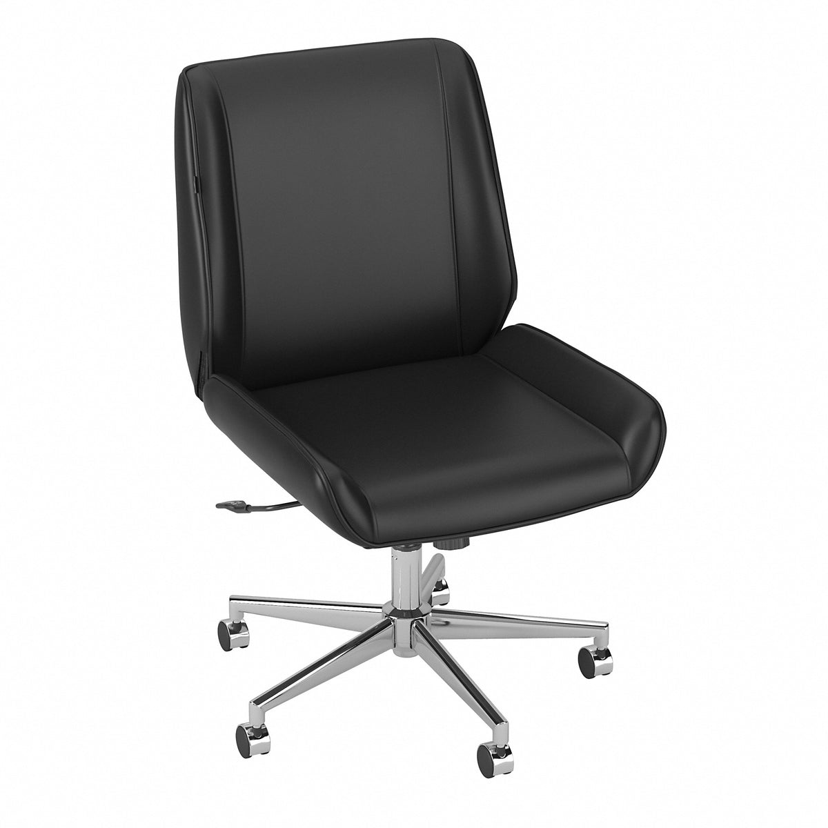 Black Leather Office Chair P834