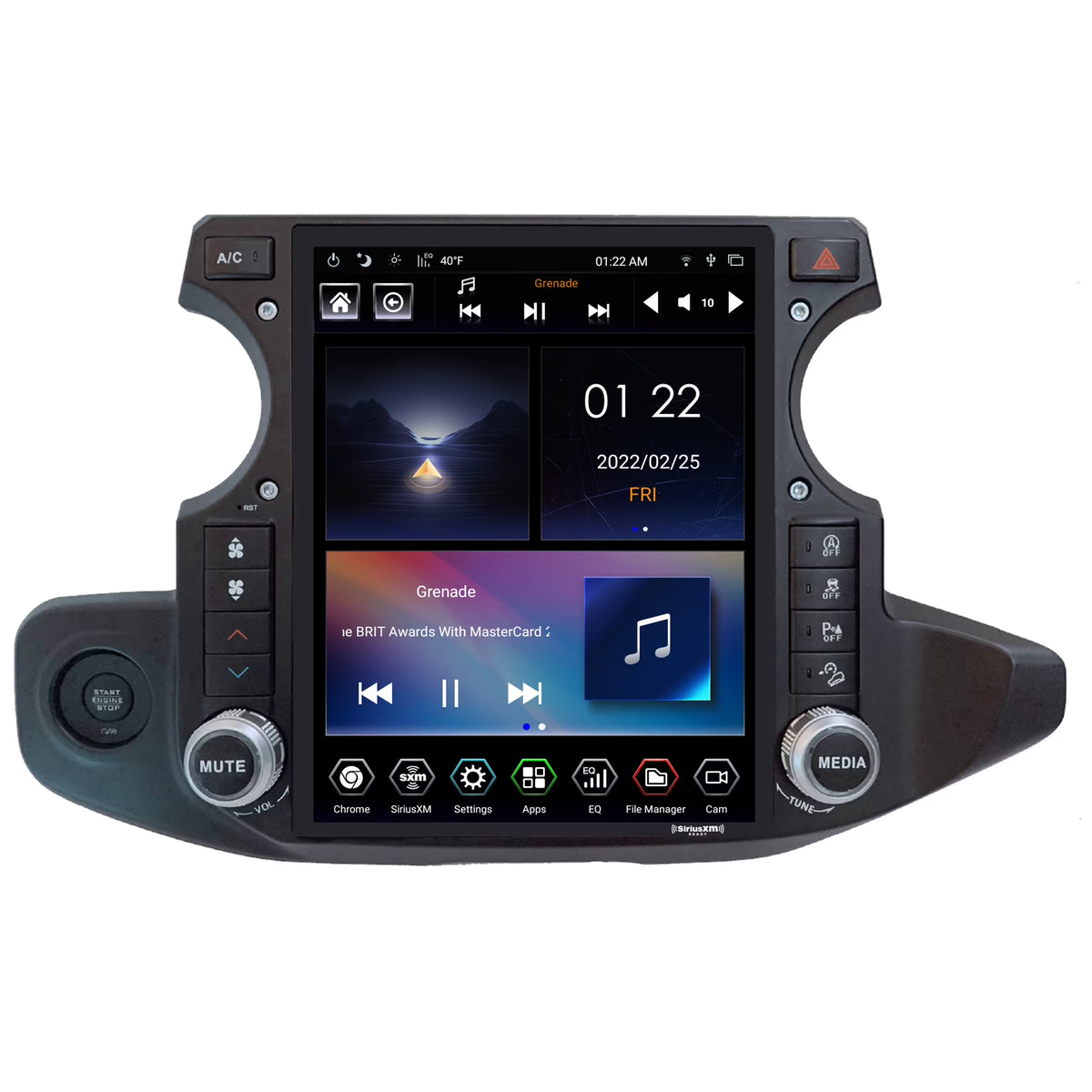12.1 inch Touch Screen Car Radio Stereo with Apple Carplay U63402