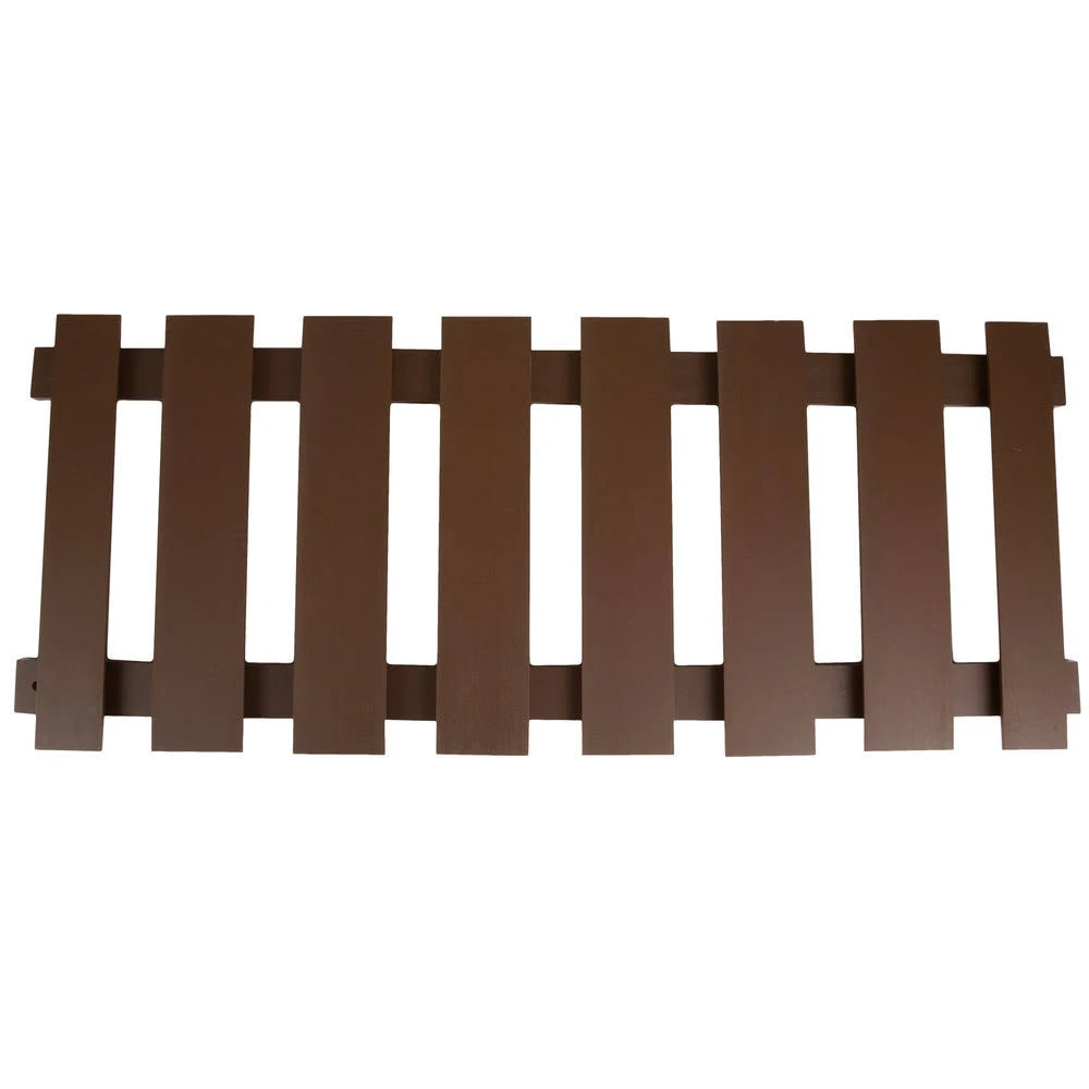 Walnut Glass Rack, 14 x 35 in. C94349