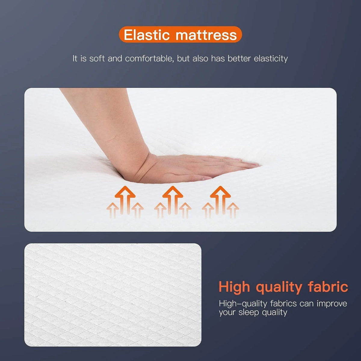 8 inch Twin Size Memory Foam Gel Mattress Q819313