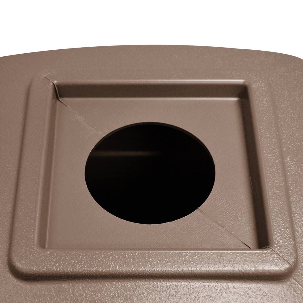 42 Gallon Round Open Top Recycling Can N848690