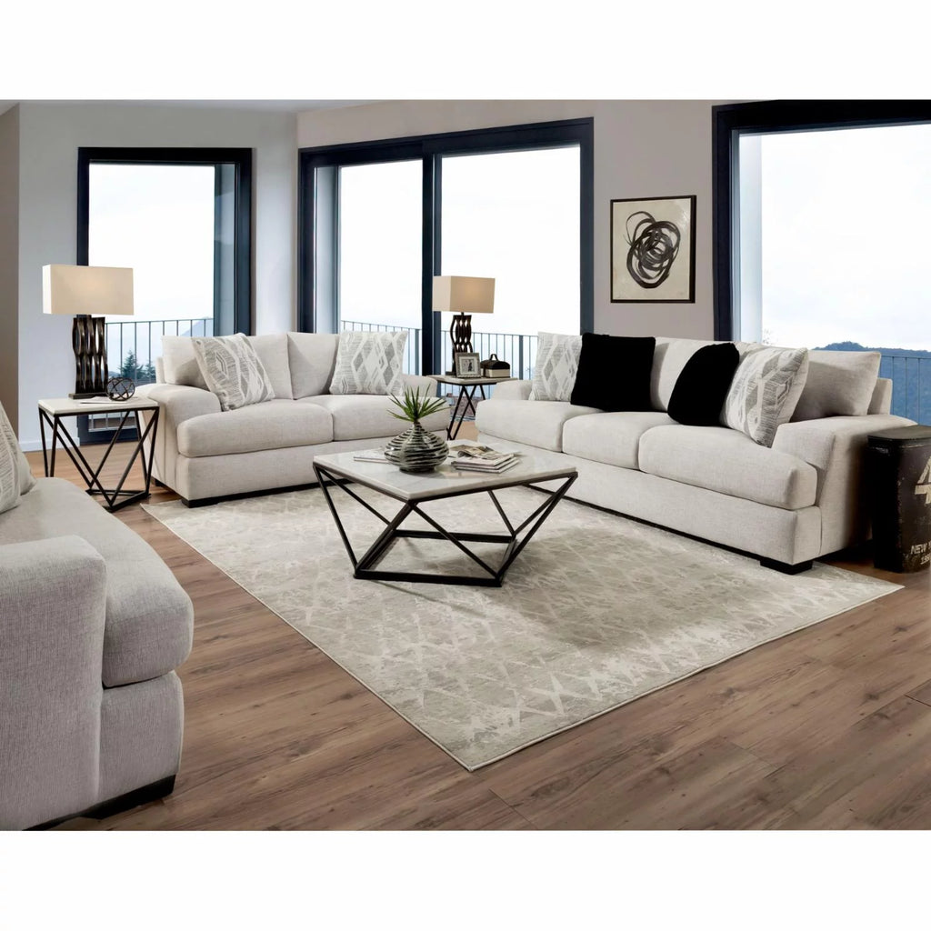 Wood Sofa with 4 Pillows E877424