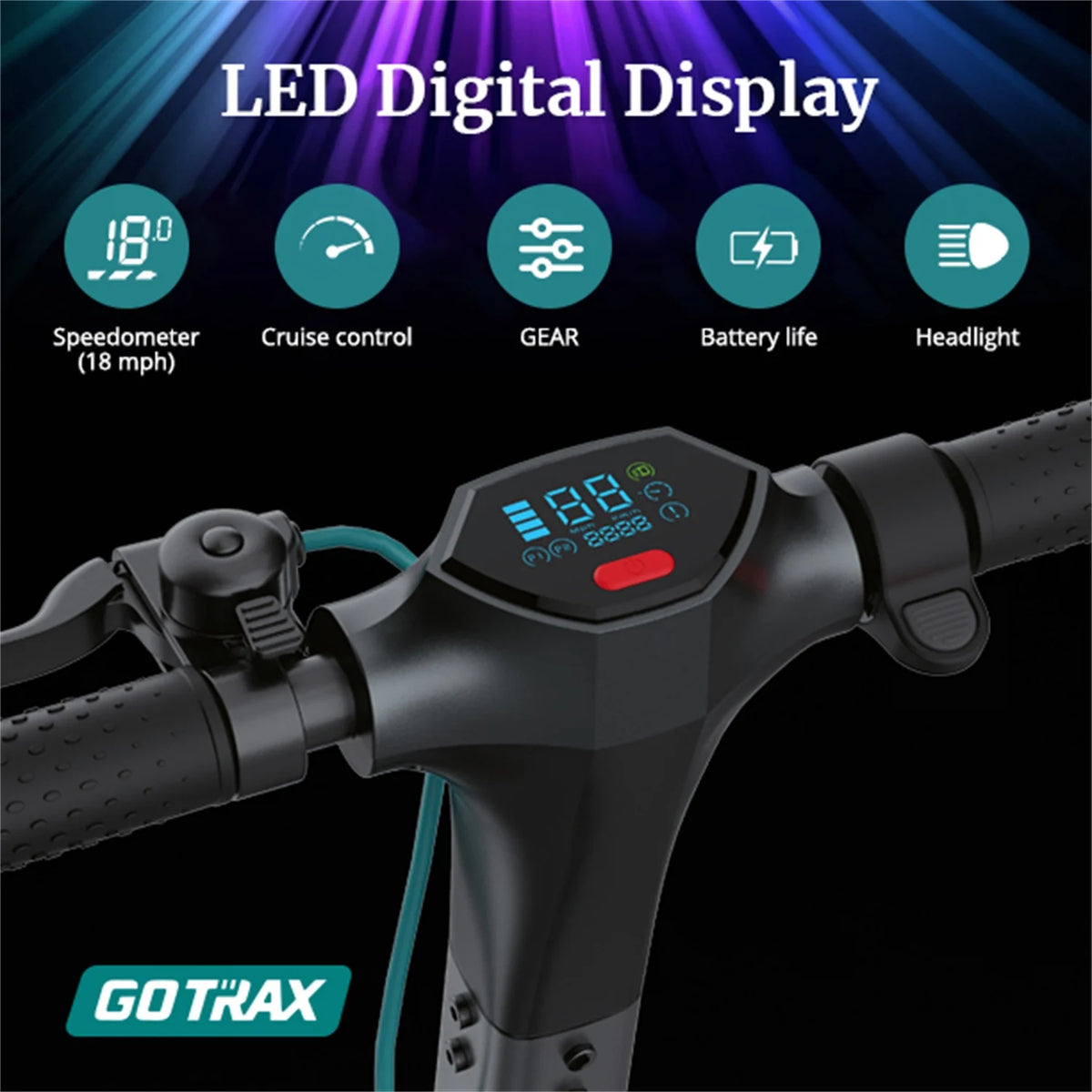 Gray 300W 10" Tire Foldable Electric Scooter Z748
