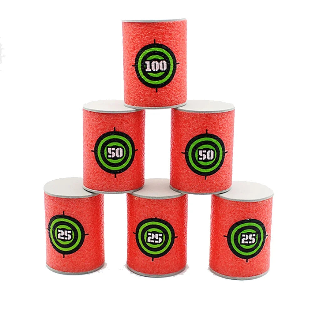 18x EVA Soft Bullet Target Dart Toy A213