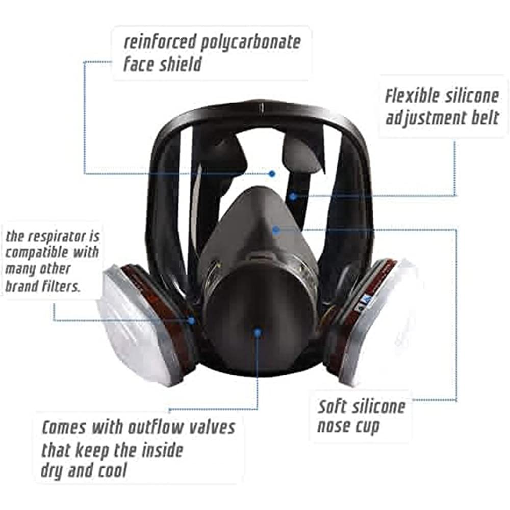 Full Face Respirator Pack of 2 K8078