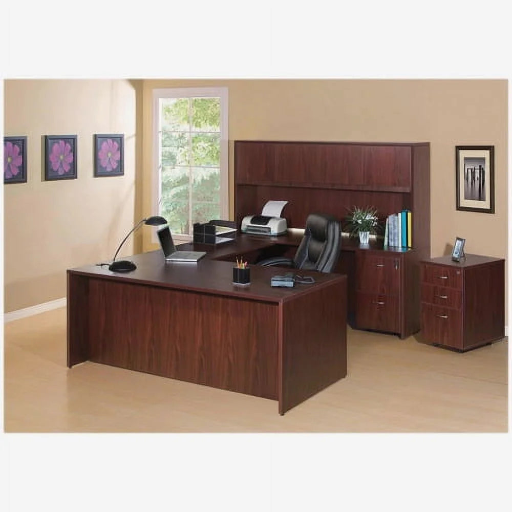 Laminate Mahogany Credenza Q77886