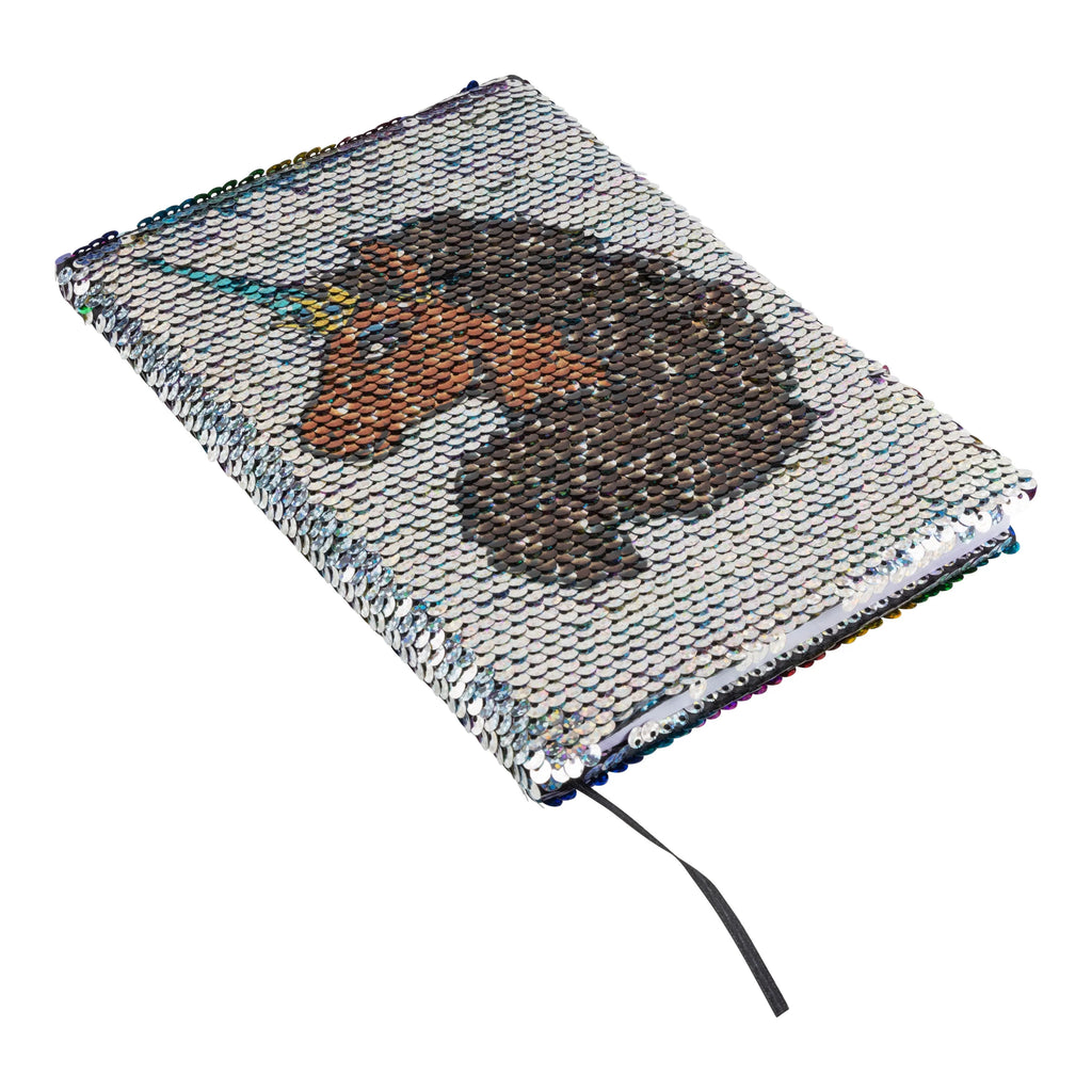 Shimmering Silver Sequin Journal L607491