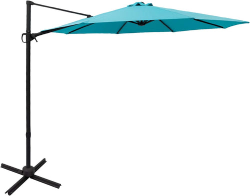 10 ft Cantilever Offset Patio Umbrella and Stand L66035