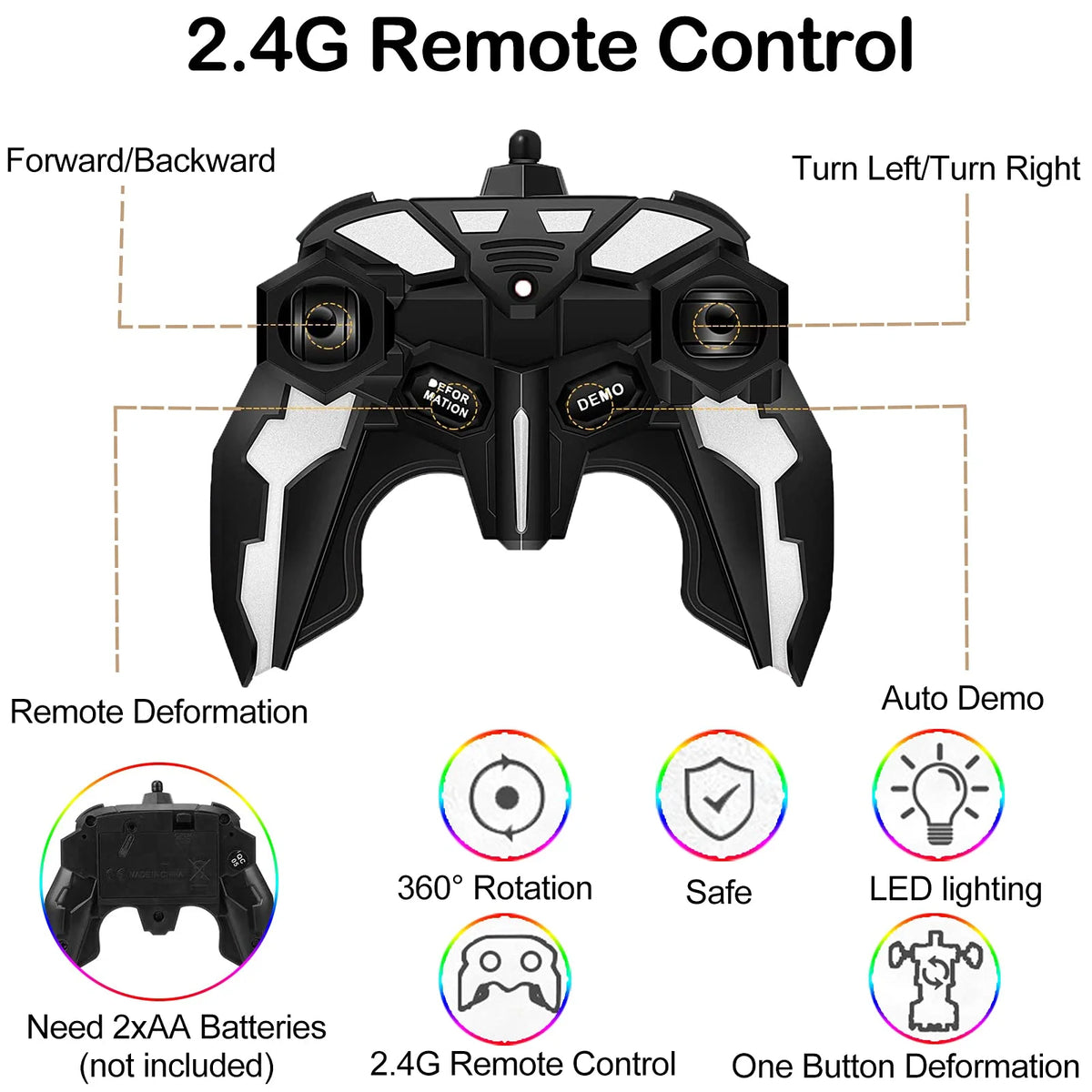 Black Remote Control Car M7274