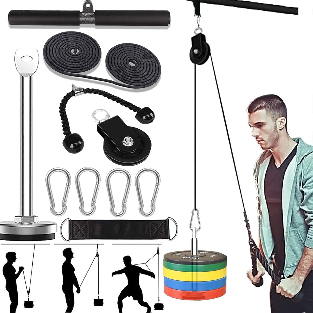Weight Cable Pulley System Home Gym Equipment R813766