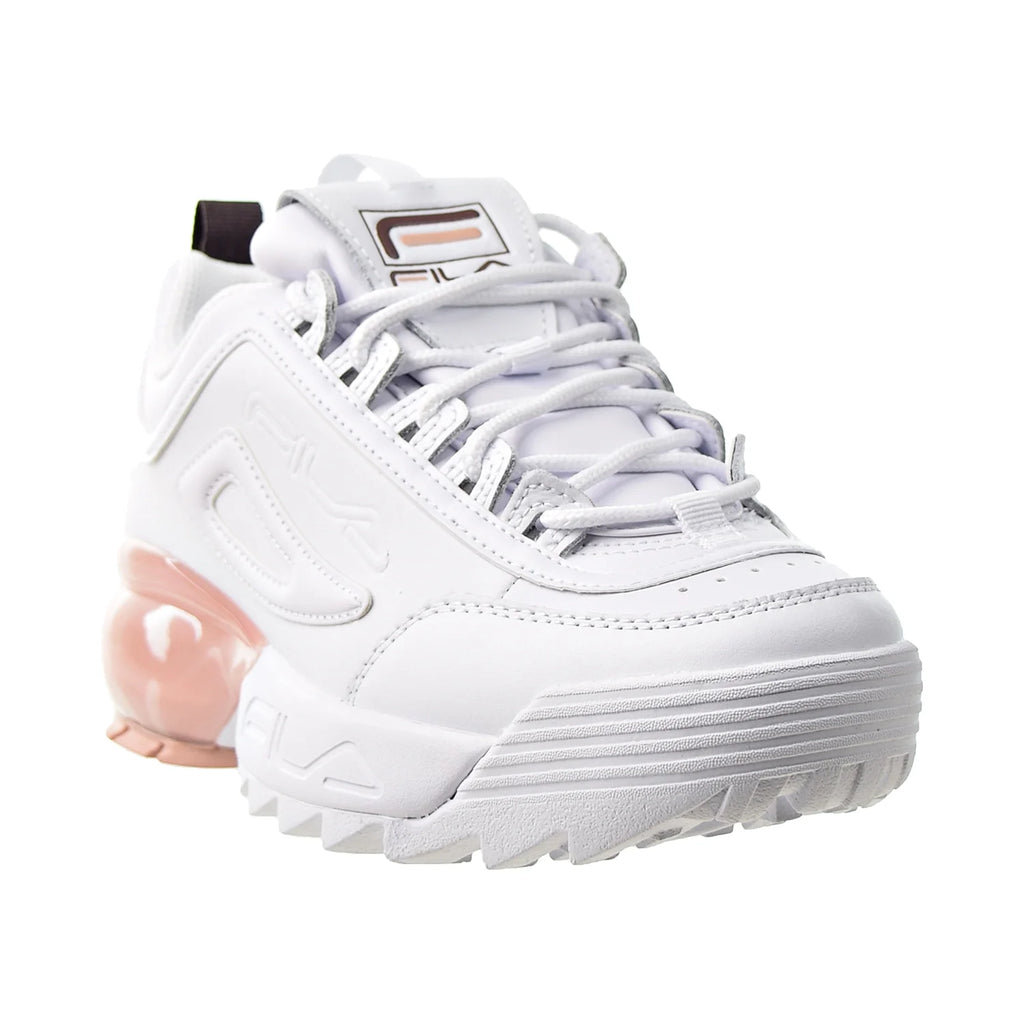 White-Deep Mahogany-Misty Rose Women's Shoes O22395