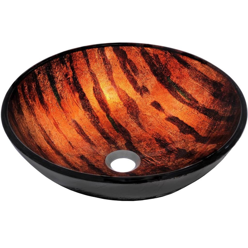 Glass Vessel Bathroom Sink Set V555996