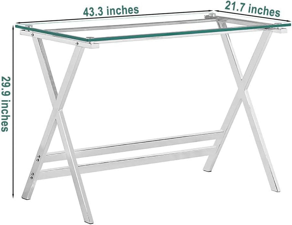 Tempered Glass Computer Desk V5319