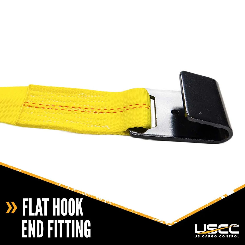 Adjustable Tow Dolly Strap with Flat Hook U74635