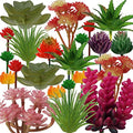 22pcs Green Artificial Succulents A9101