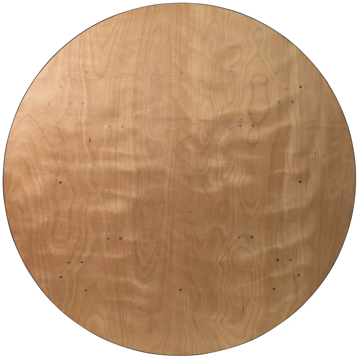 6-Foot Round Wood Folding Banquet Table V796861