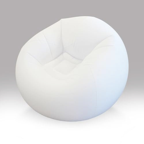 Black Inflatable Bean Bag Chair N770362