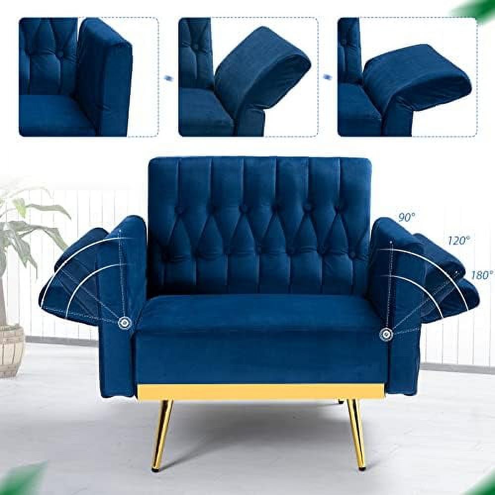 Grey Velvet Accent Chair with Ottoman and Pillow H236