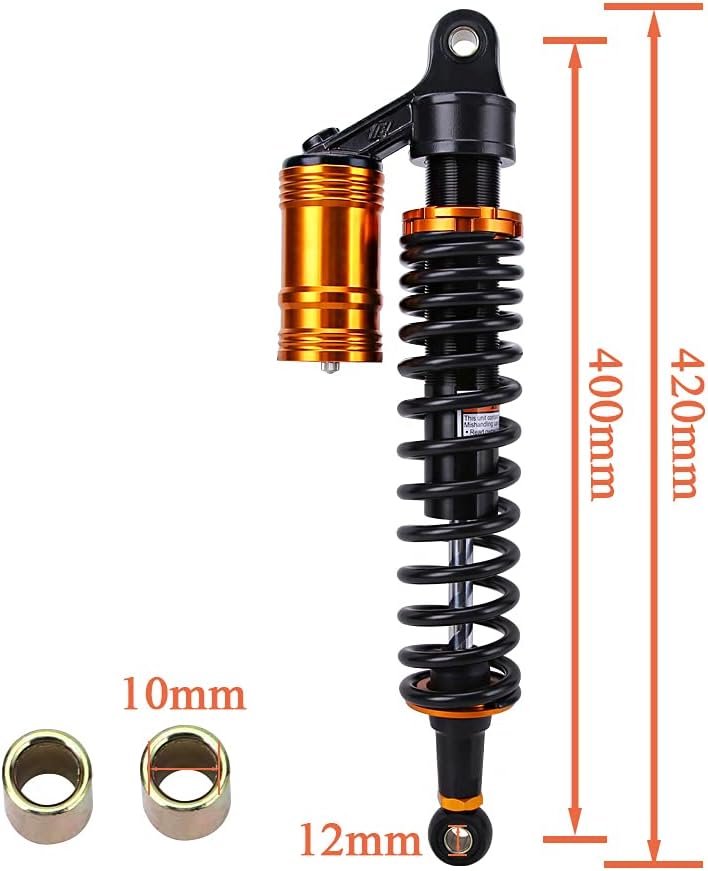 Air Shock Absorber 400mm Adjustable Suspension Front Shocks D296
