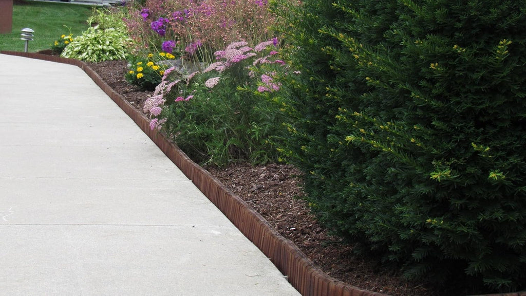 Brown Natural Lawn & Landscape Border Edging 8-Pack Q9933
