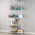 Steel 5-Tier Storage Shelf Unit White Q2404