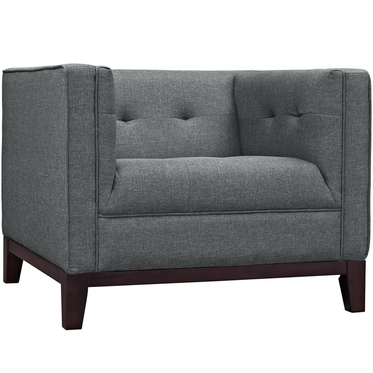 Grey Fabric Sofa Set of Two U416