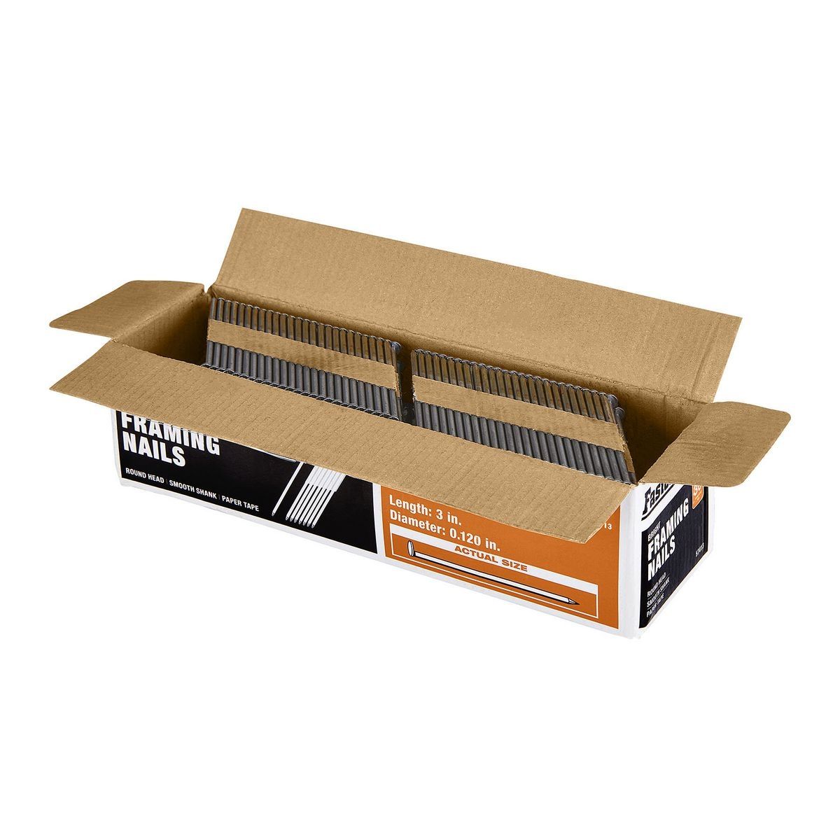3 in. Bright Framing Nails, 2000 Pack U77262
