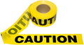 Yellow Caution Barricade Tape 3 in. x 1000 ft. Roll Pack of 12 R707803