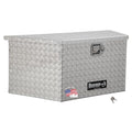 Aluminum Trailer Tongue Box, 18.3 x 16.1 x 33.4 Inch, Silver Diamond Tread Y5132
