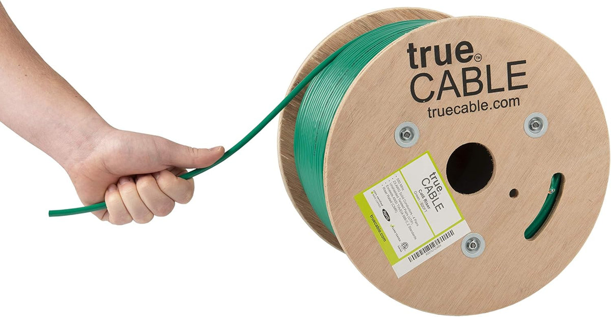 Green 500ft Cat6 Riser UTP Bulk Ethernet Cable B775